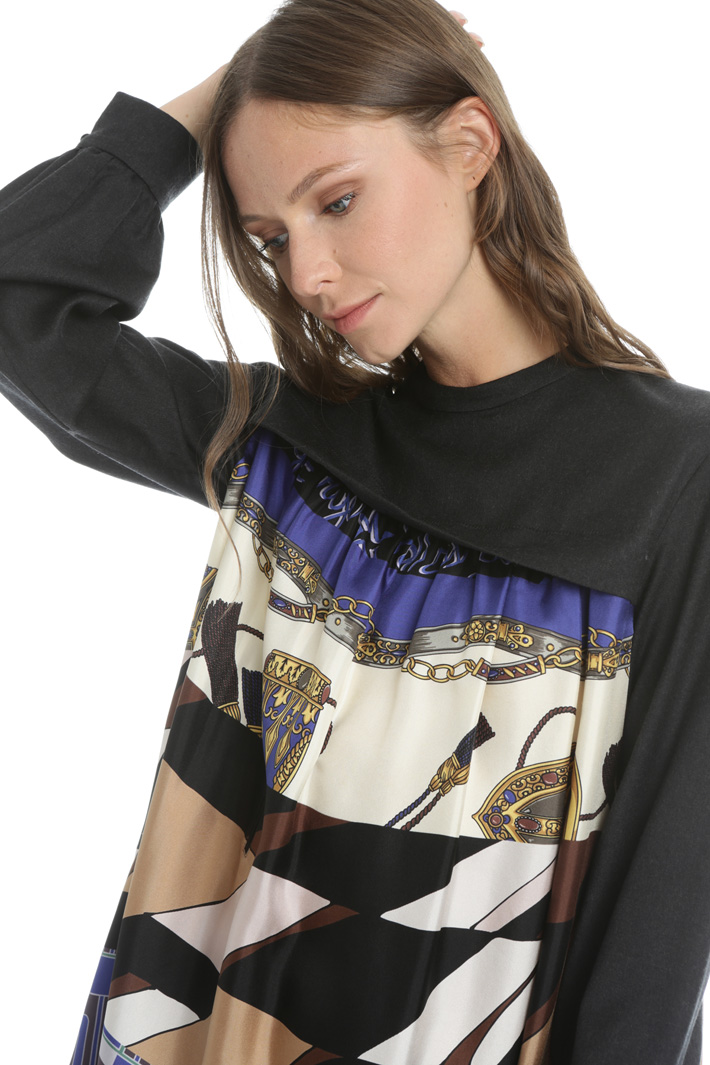 Silk twill dress Intrend Silk twill dress Intrend