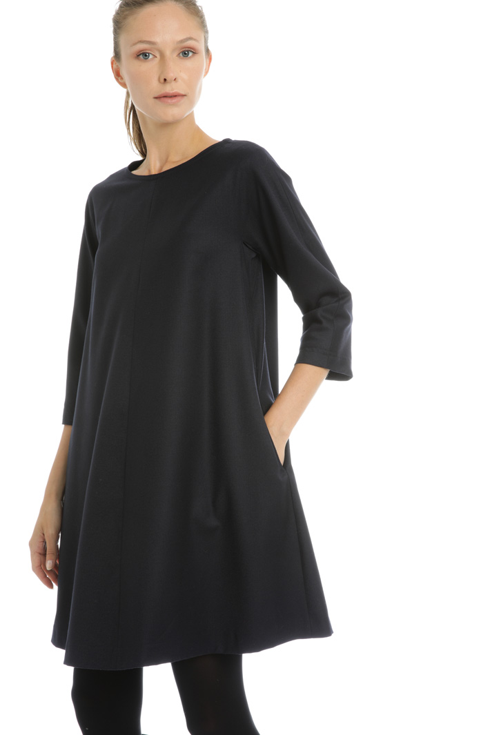 Wool flannel dress Intrend Wool flannel dress Intrend