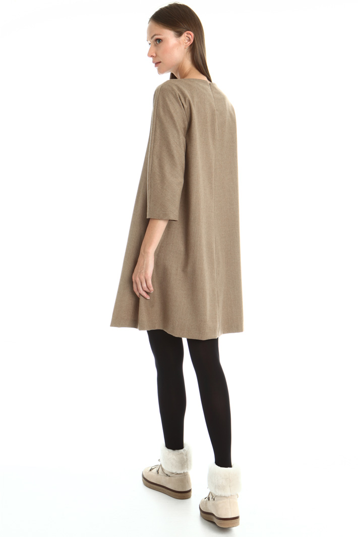 Wool flannel dress Intrend Wool flannel dress Intrend