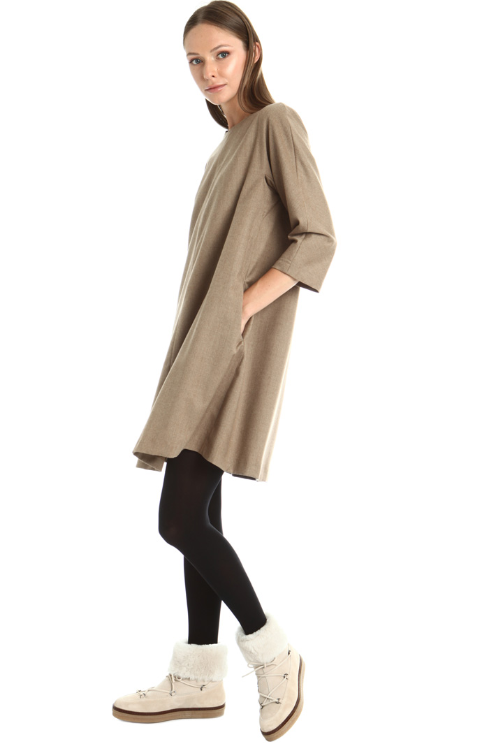 Wool flannel dress Intrend Wool flannel dress Intrend