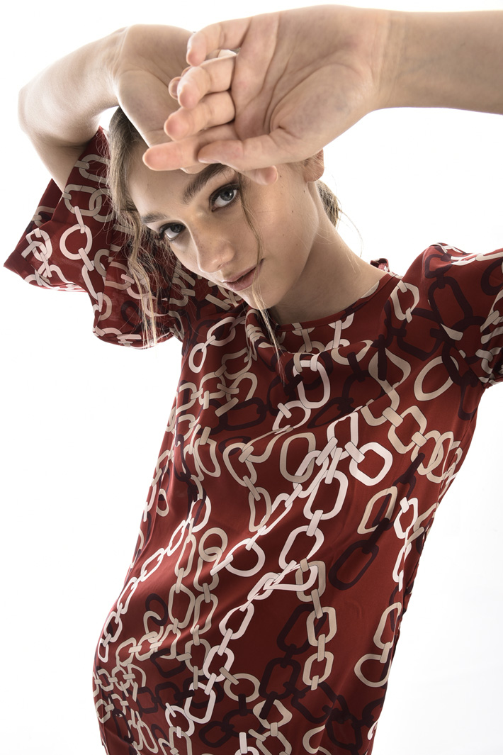 Patterned dress Intrend Patterned dress Intrend