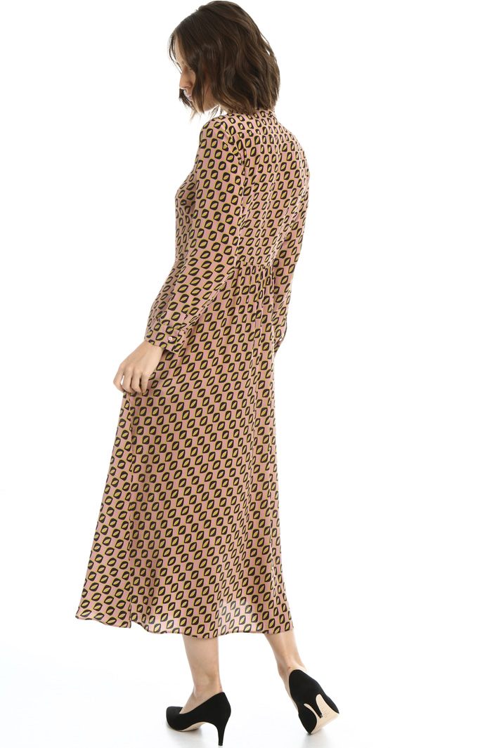Silk crepe chemisier dress Intrend Silk crepe chemisier dress Intrend