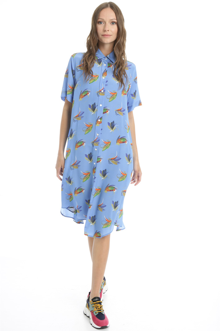 Silk chemisier dress Intrend Silk chemisier dress Intrend