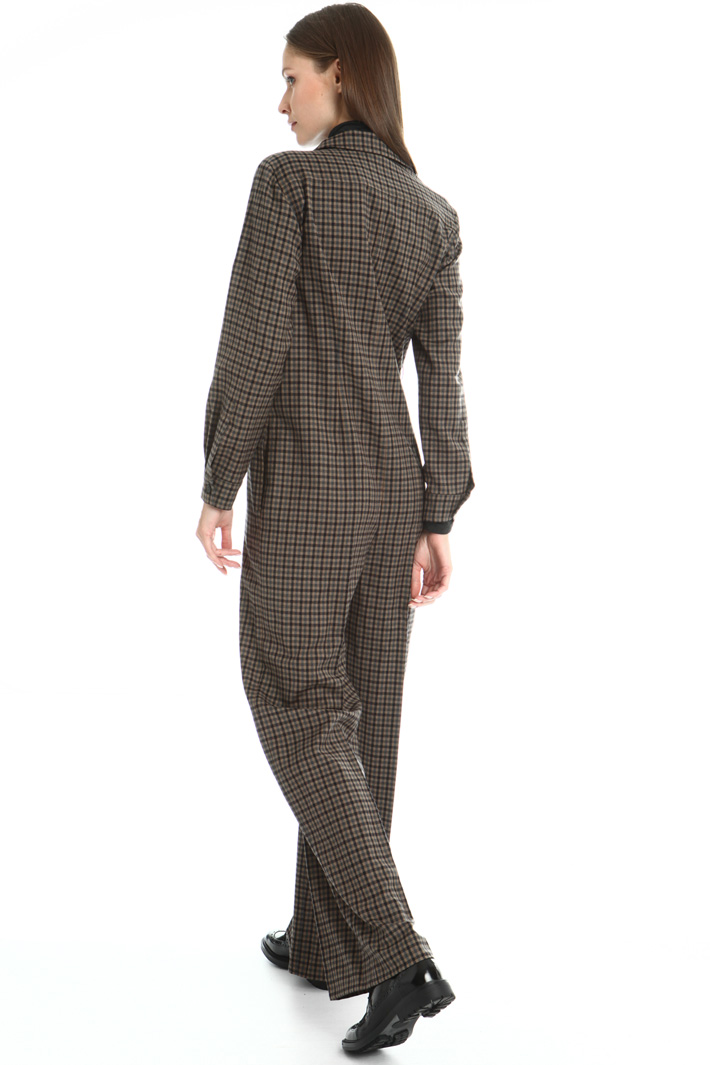 Wool flannel jumpsuit Intrend Wool flannel jumpsuit Intrend