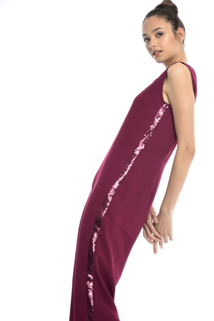 Jumpsuit with sequin stripe Intrend Jumpsuit with sequin stripe Intrend