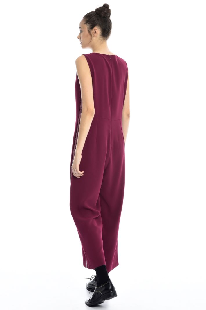 Jumpsuit with sequin stripe Intrend Jumpsuit with sequin stripe Intrend