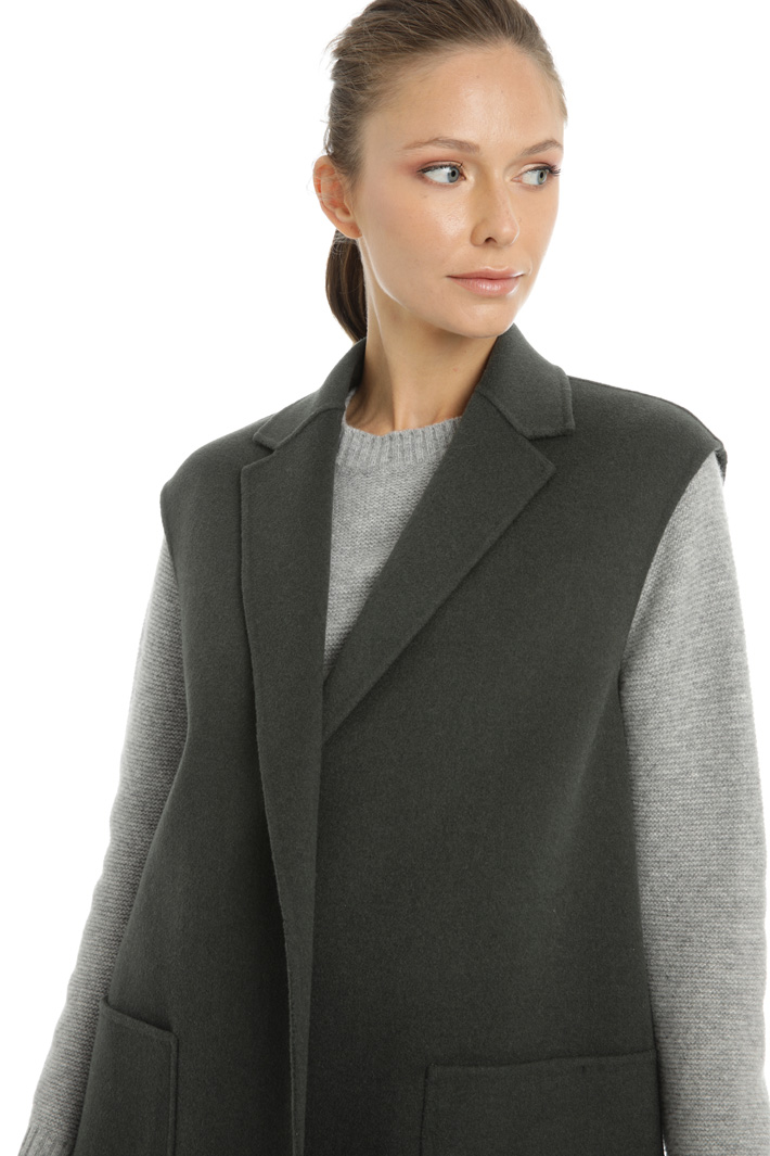 Long wool vest Intrend Long wool vest Intrend