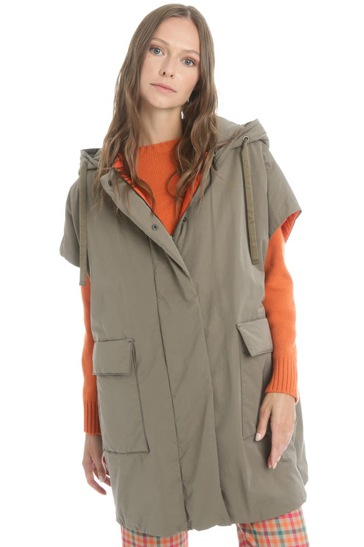 Reversible gabardine vest Intrend Reversible gabardine vest Intrend