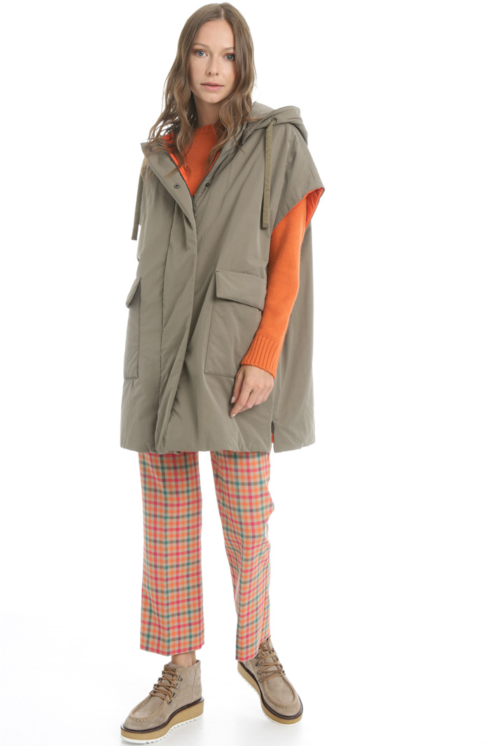 Reversible gabardine vest Intrend Reversible gabardine vest Intrend
