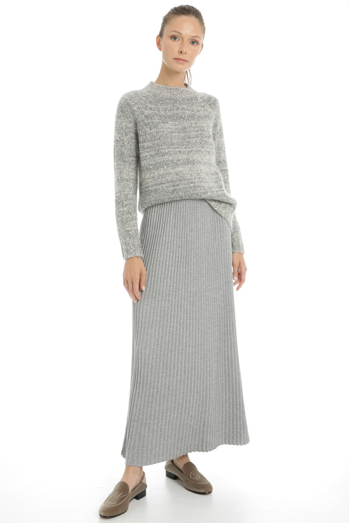 Pleated knit skirt Intrend Pleated knit skirt Intrend