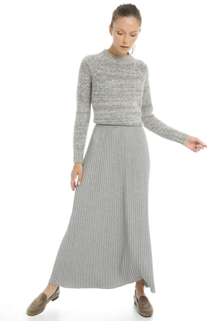 Pleated knit skirt Intrend Pleated knit skirt Intrend