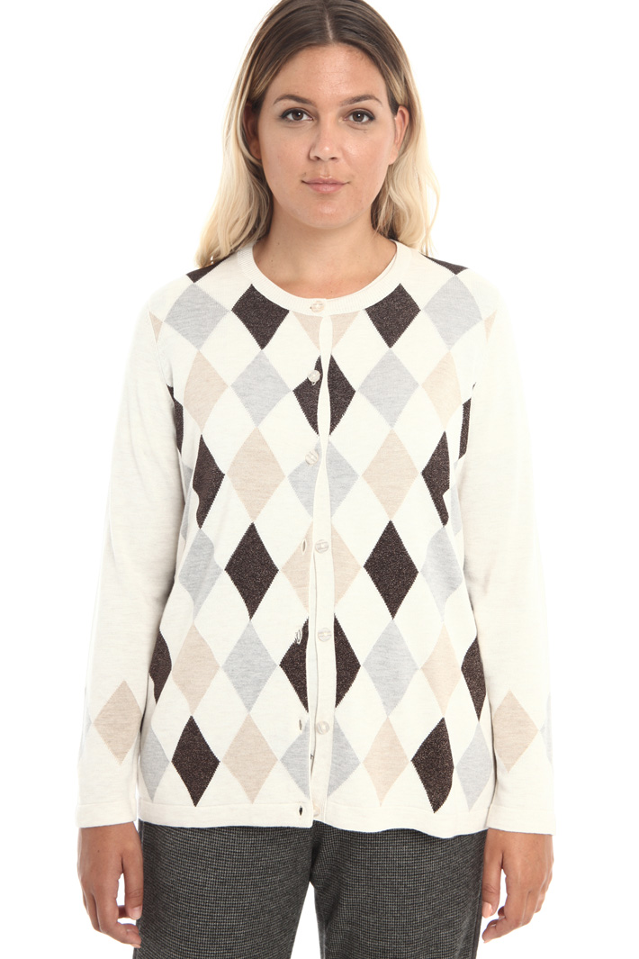 Viscose blend cardigan Intrend Viscose blend cardigan Intrend