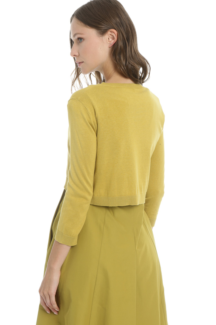 Boxy fit silk blend cardigan Intrend Boxy fit silk blend cardigan Intrend