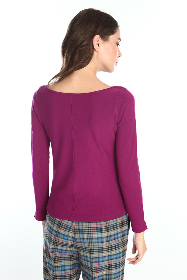 Boat neck sweater Intrend Boat neck sweater Intrend