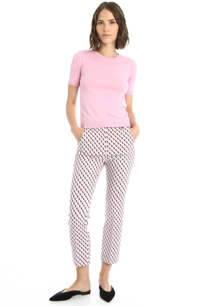 Short sleeve knit sweater Intrend Short sleeve knit sweater Intrend