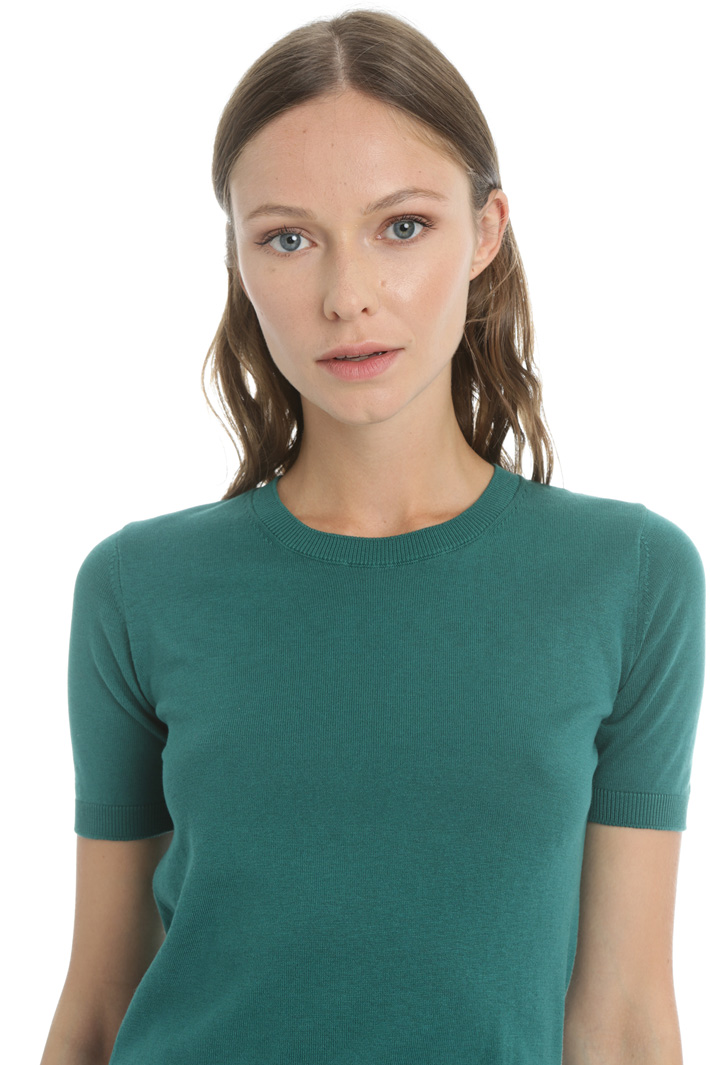 Short sleeve knit sweater Intrend Short sleeve knit sweater Intrend