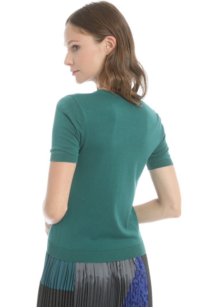 Short sleeve knit sweater Intrend Short sleeve knit sweater Intrend