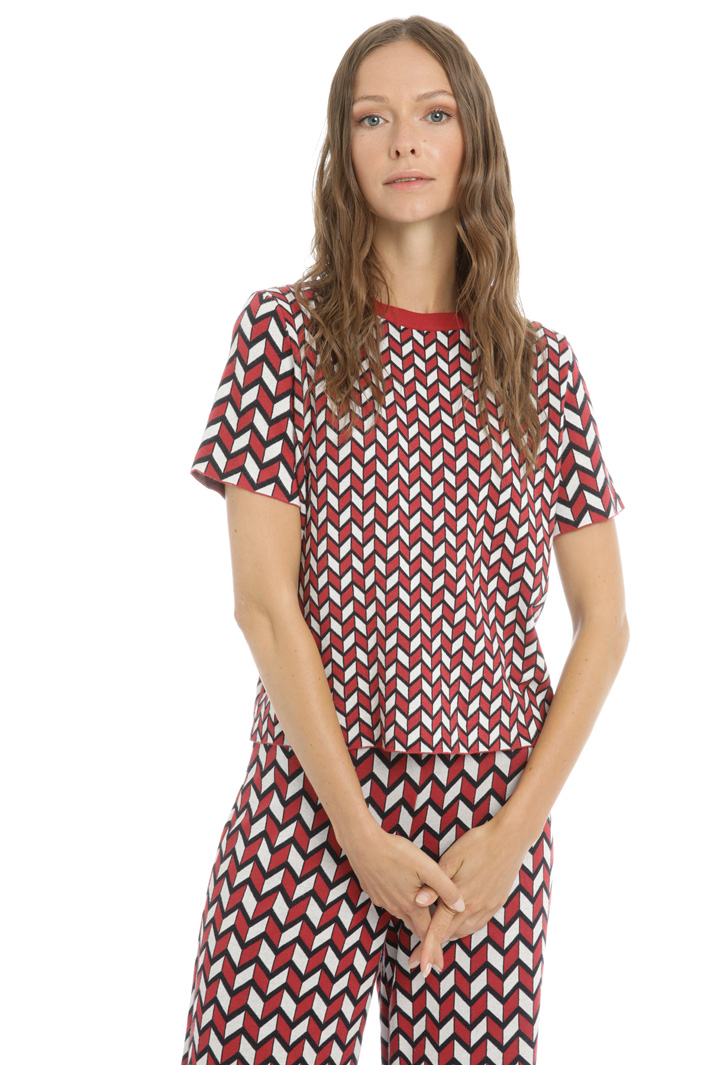 Viscose short sleeve sweater Intrend Viscose short sleeve sweater Intrend