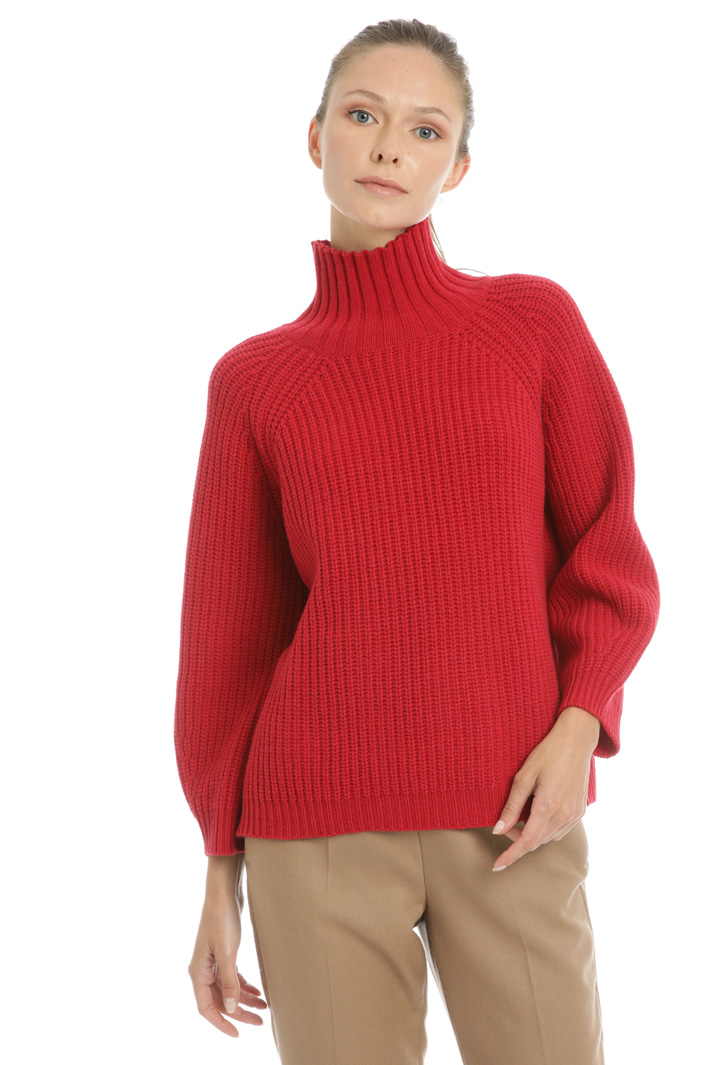 High neck wool sweater Intrend High neck wool sweater Intrend