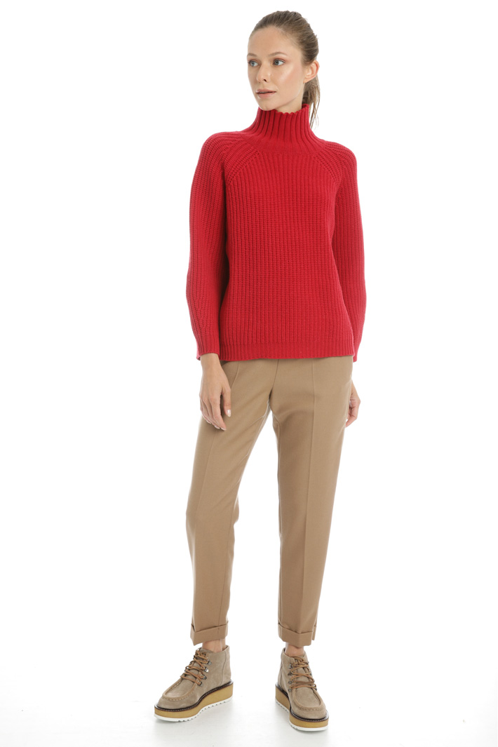 High neck wool sweater Intrend High neck wool sweater Intrend