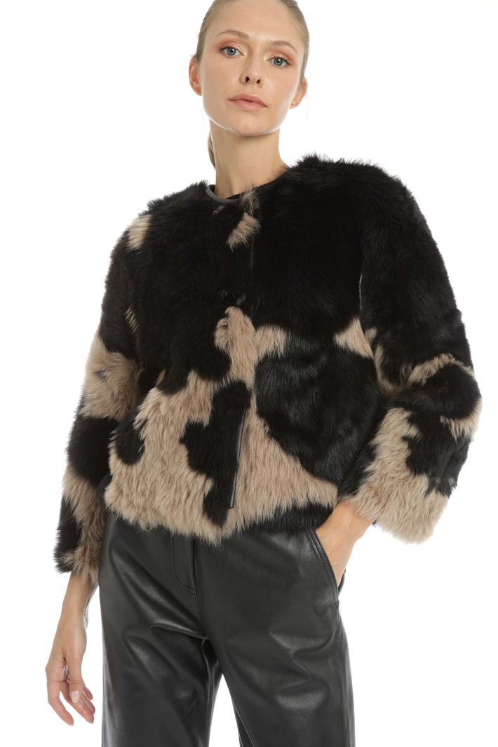 Mutton fur jacket Intrend Mutton fur jacket Intrend