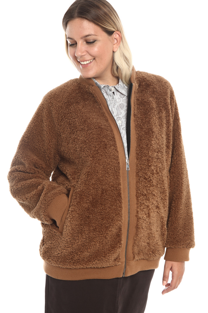 Teddy bear bomber jacket Intrend Teddy bear bomber jacket Intrend