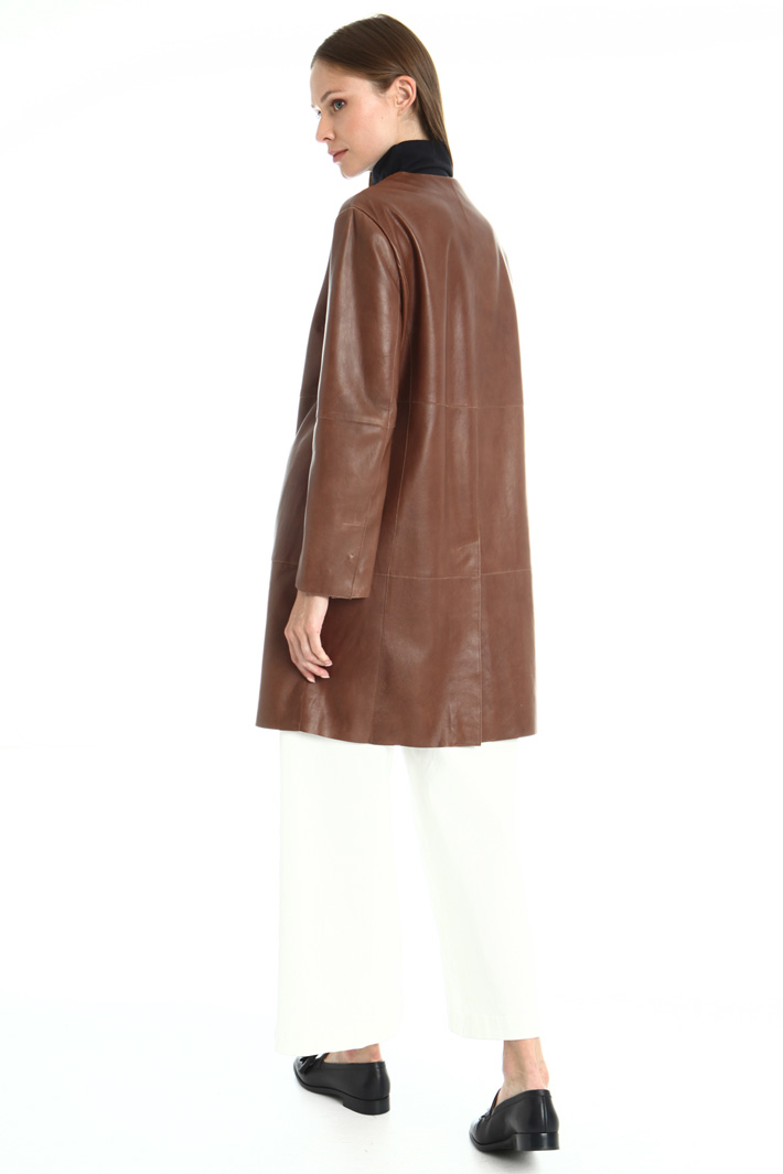 Nappa leather duster coat Intrend Nappa leather duster coat Intrend