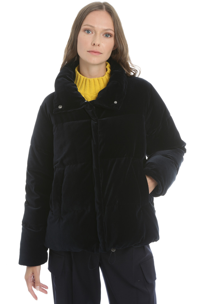 Velvet padded jacket Intrend Velvet padded jacket Intrend