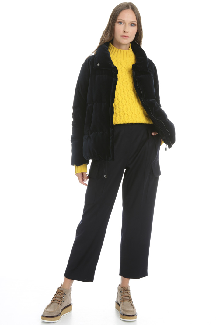 Velvet padded jacket Intrend Velvet padded jacket Intrend