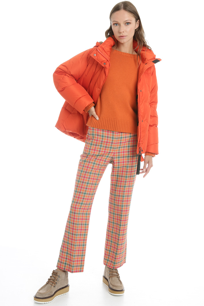 Hooded quilted jacket Intrend Hooded quilted jacket Intrend