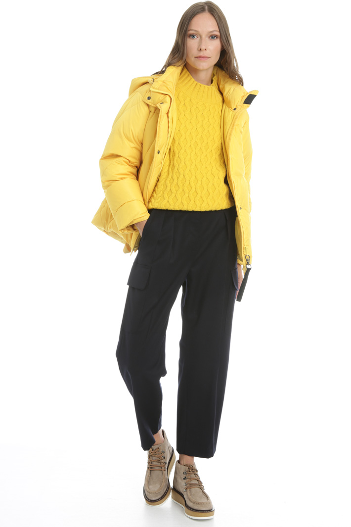 Hooded quilted jacket Intrend Hooded quilted jacket Intrend
