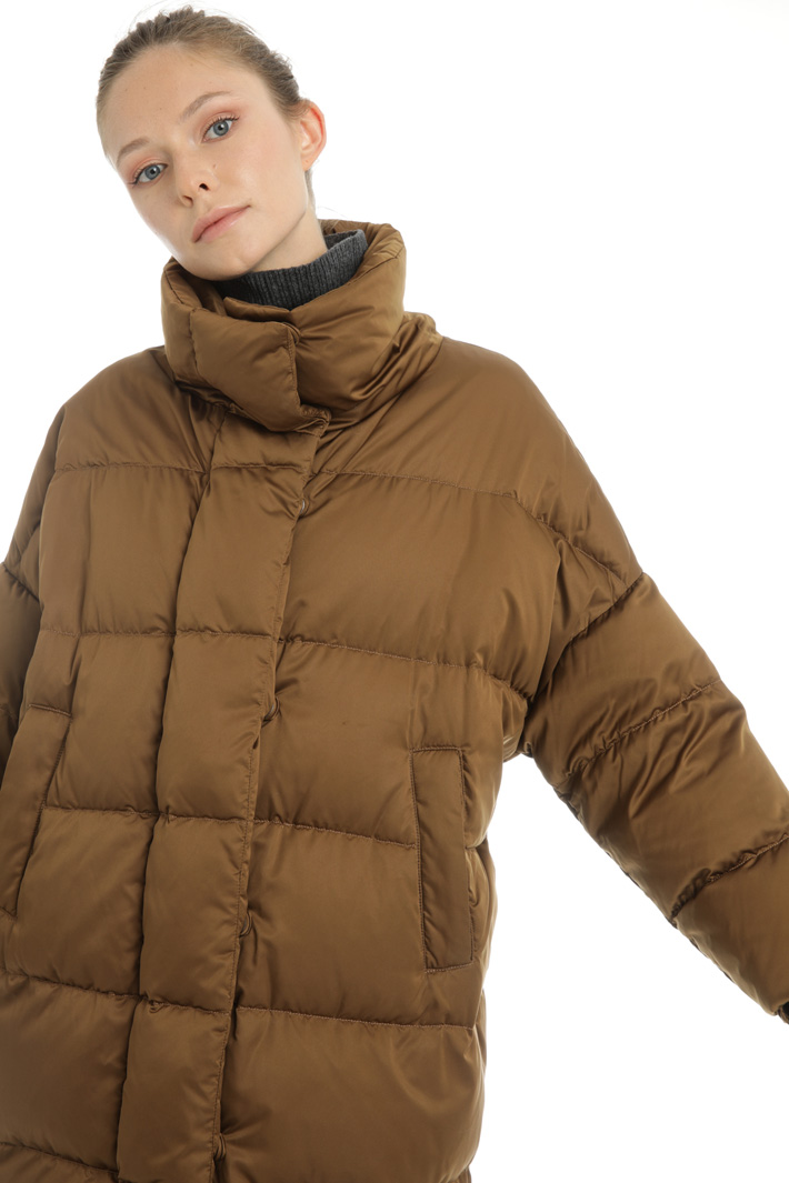 Down coat with side slits Intrend Down coat with side slits Intrend