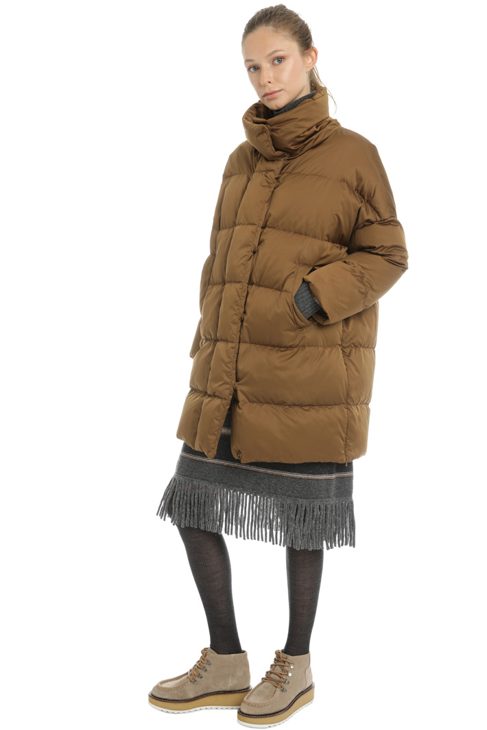 Down coat with side slits Intrend Down coat with side slits Intrend