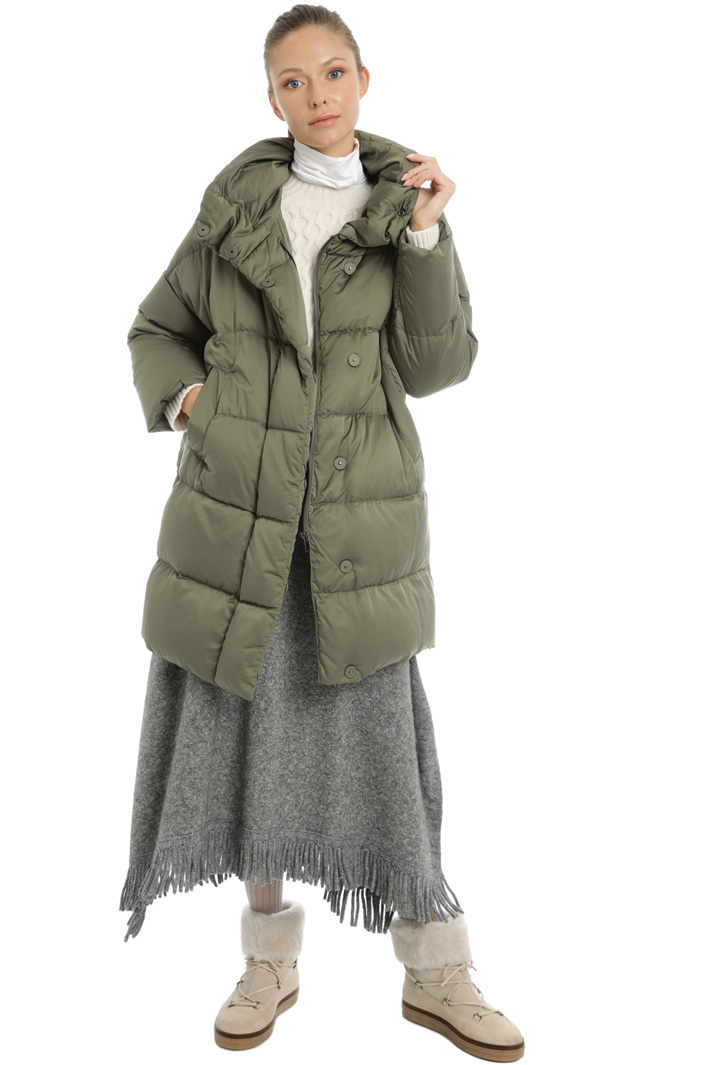 Down coat with side slits Intrend Down coat with side slits Intrend