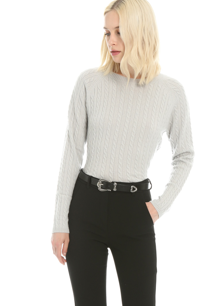 Faux leather belt Intrend Faux leather belt Intrend