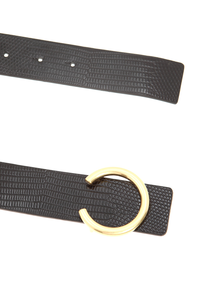 Faux leather belt Intrend Faux leather belt Intrend