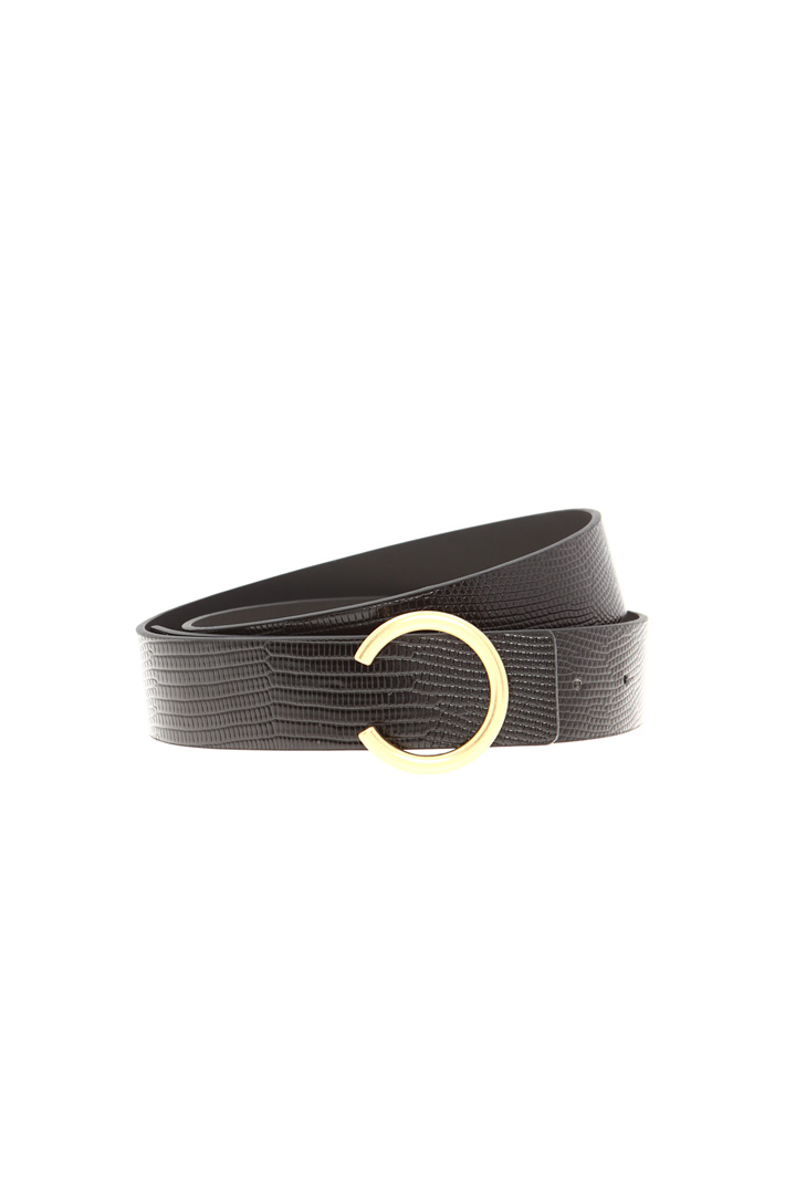 Faux leather belt Intrend Faux leather belt Intrend