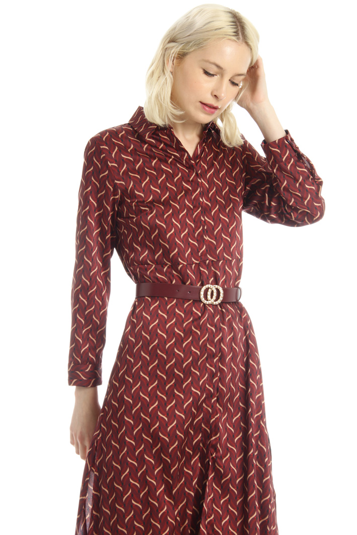 Faux leather belt Intrend Faux leather belt Intrend