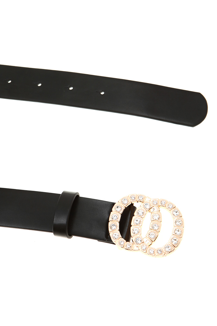 Faux leather belt Intrend Faux leather belt Intrend