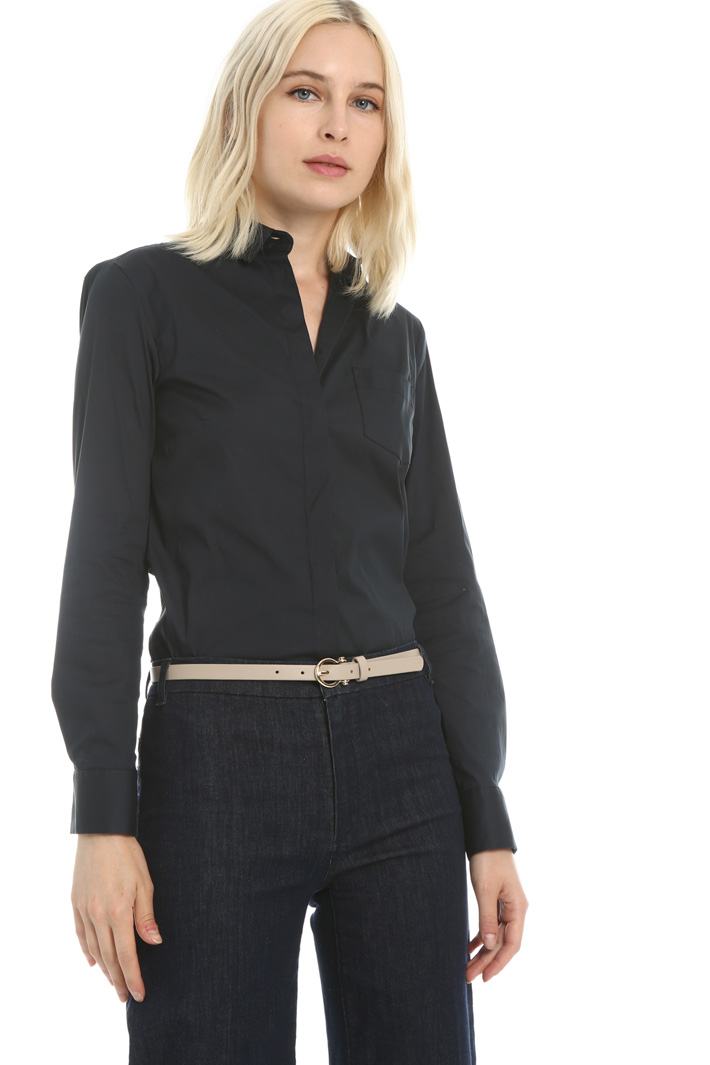 Faux leather belt Intrend Faux leather belt Intrend
