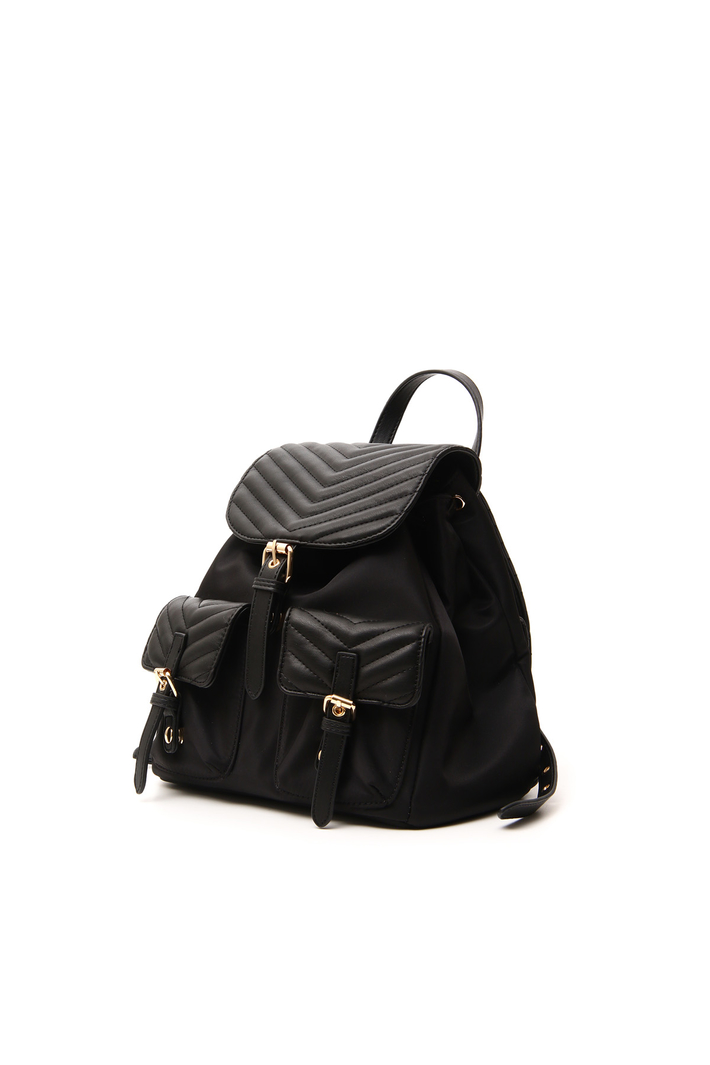 Backpack with metal buckle Intrend Backpack with metal buckle Intrend