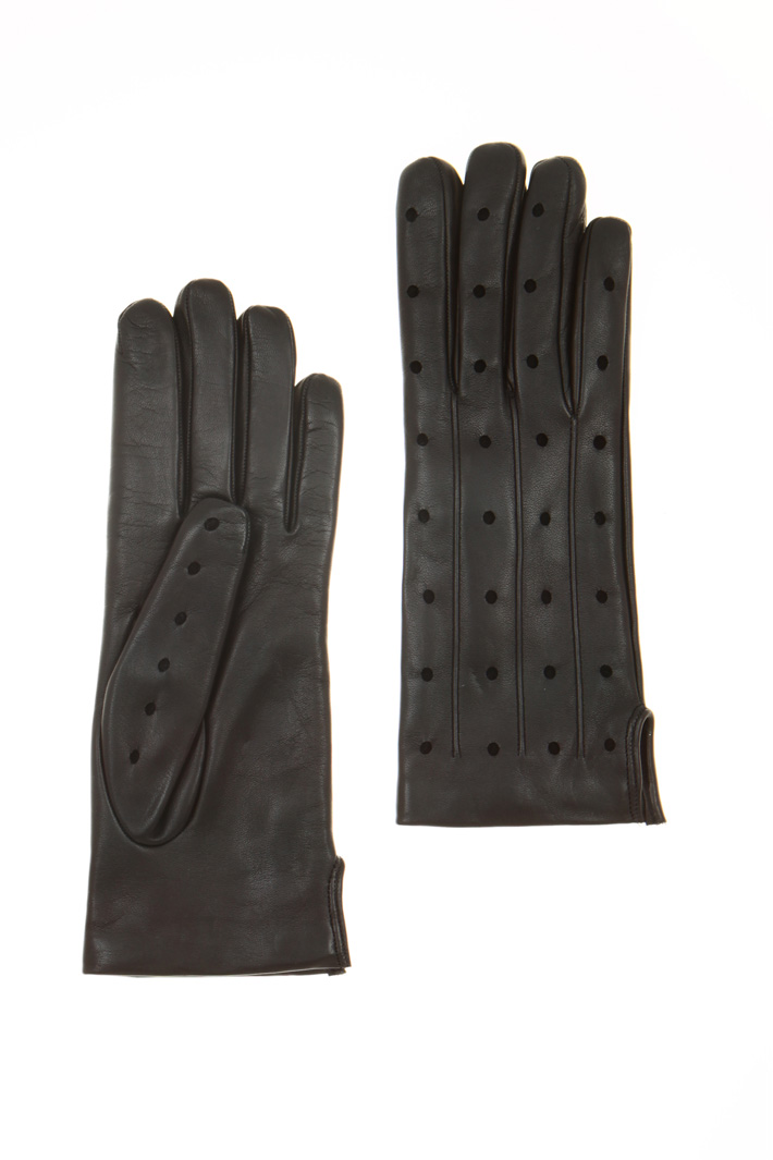 Laser cut gloves Intrend Laser cut gloves Intrend