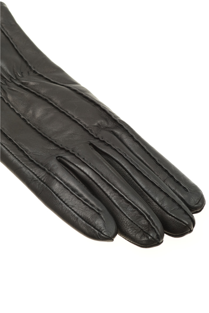 Leather and wool gloves Intrend Leather and wool gloves Intrend