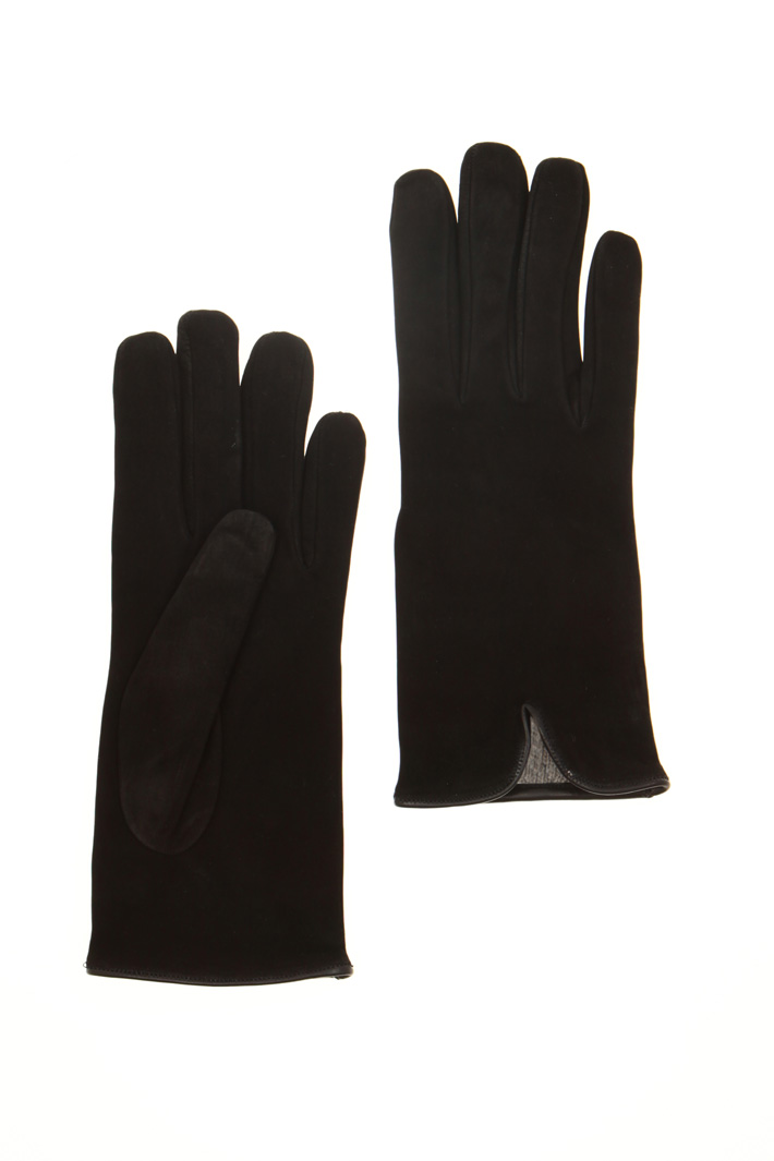 Suede gloves Intrend Suede gloves Intrend