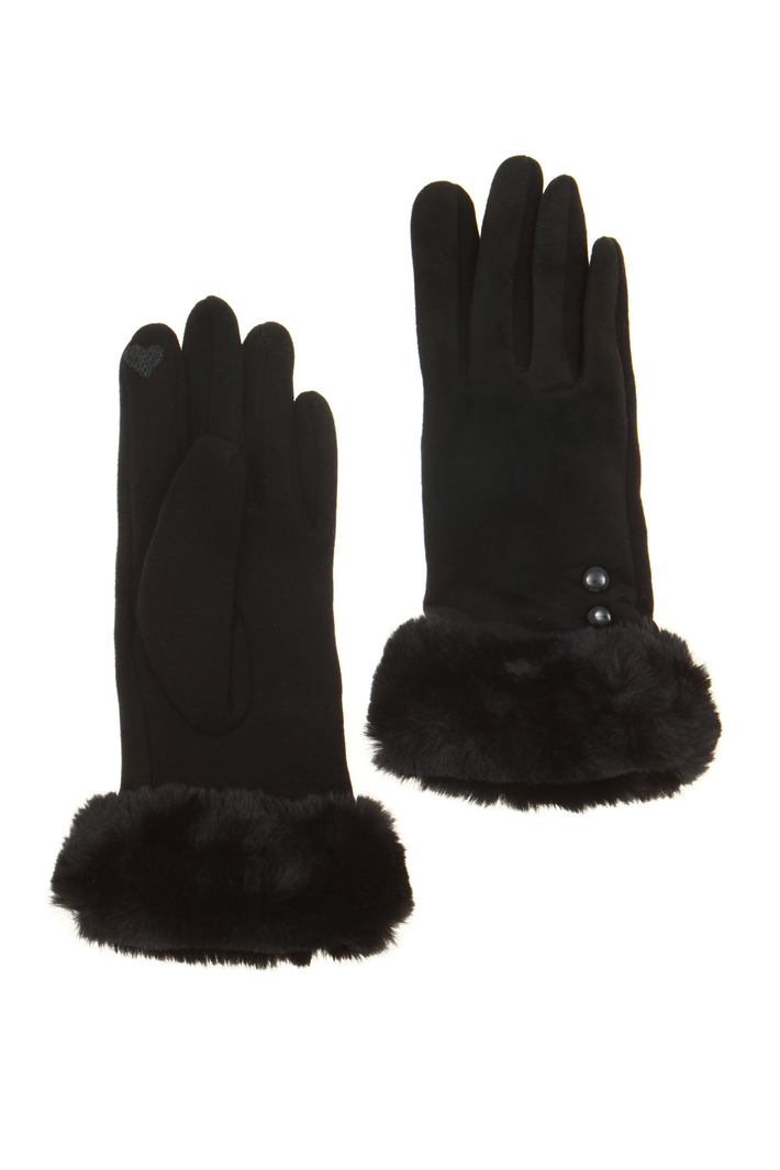 Cotton blend gloves Intrend Cotton blend gloves Intrend