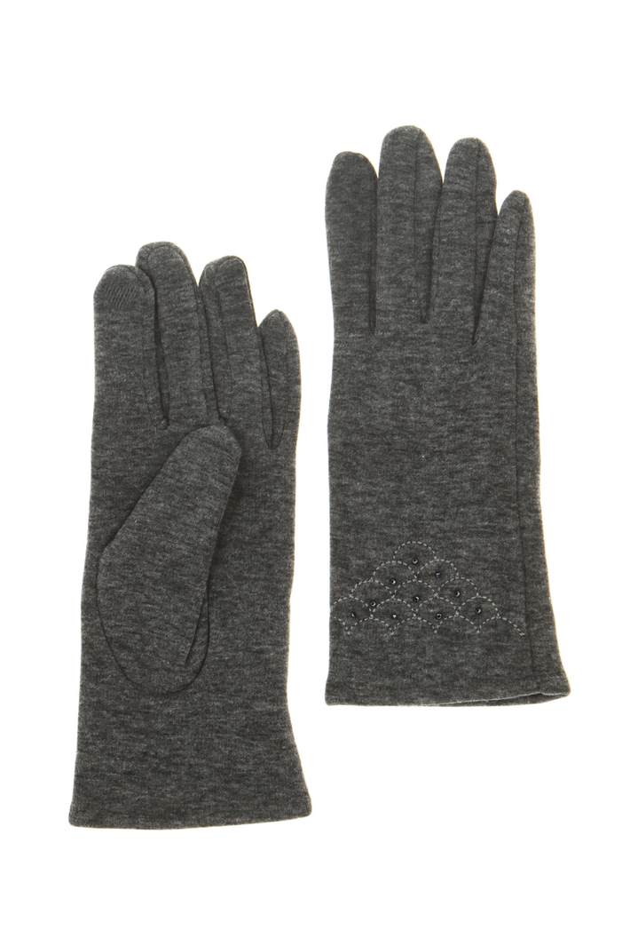 Embroidered jersey gloves Intrend Embroidered jersey gloves Intrend