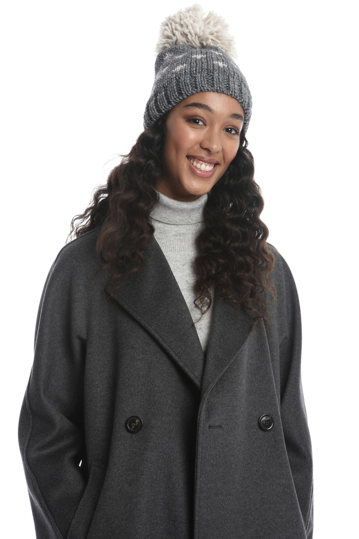 Pompon beanie hat Intrend Pompon beanie hat Intrend