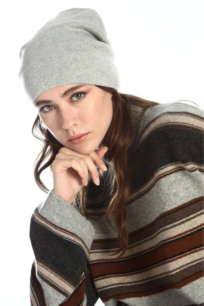 Wool blend lurex hat Intrend Wool blend lurex hat Intrend