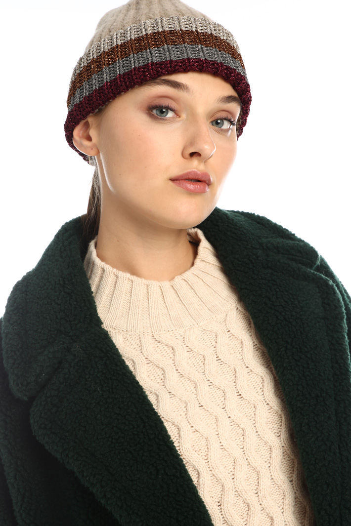 Lurex beanie hat Intrend Lurex beanie hat Intrend