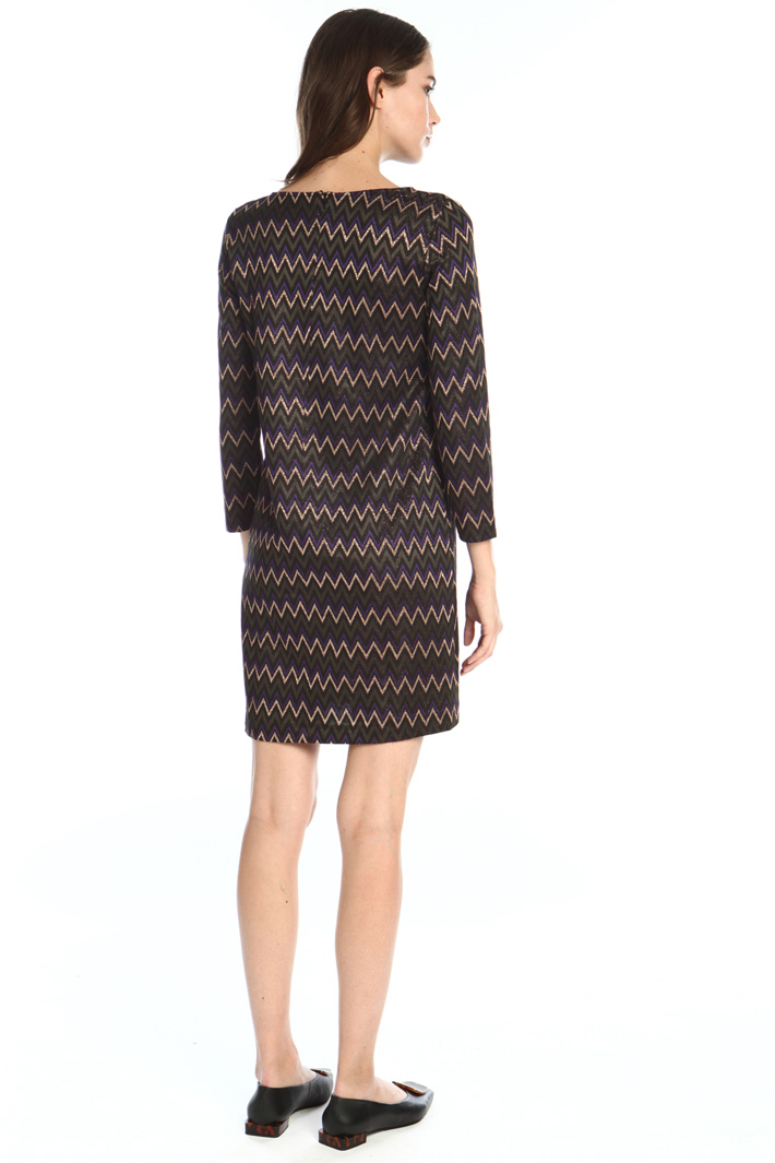 Lamé jersey dress Intrend Lamé jersey dress Intrend